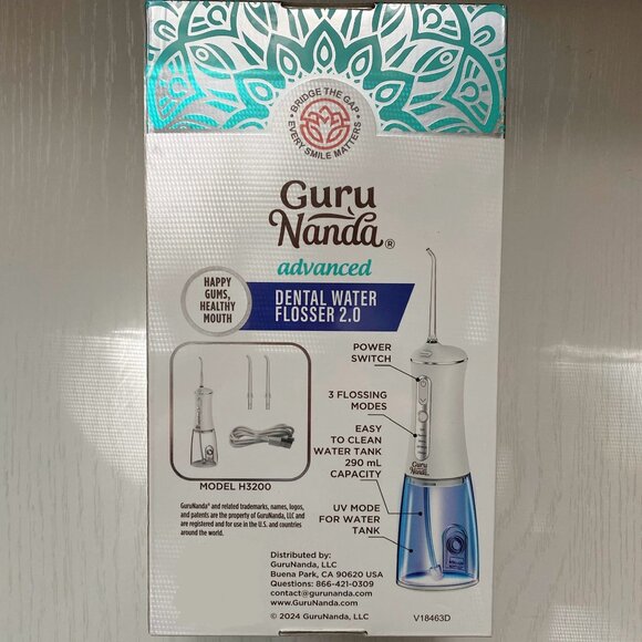 Dental Water Flosser 2.0 with UV Light (290ML) - Picture 3 of 4